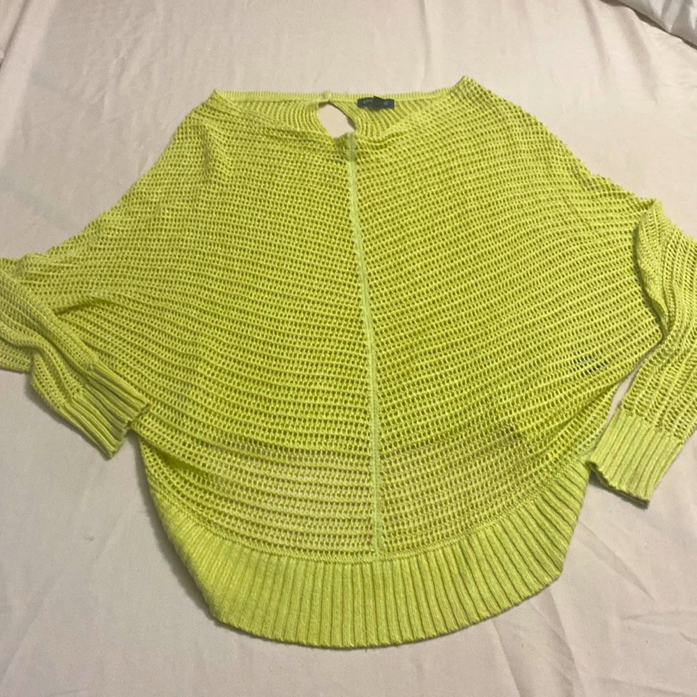 Asymmetrical lightweight sweater